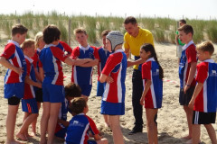 Beachrugbytoernooi in Den Haag