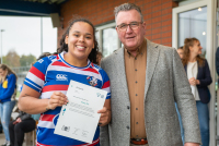 Huldiging Nederlands kampioen RC Waterland Dames - Gemeente Purmerend